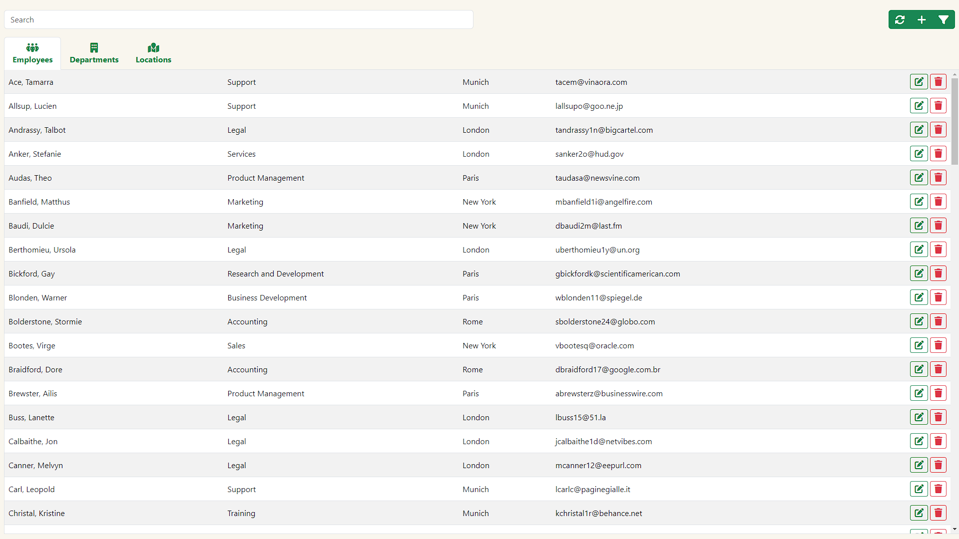 company-directory project image